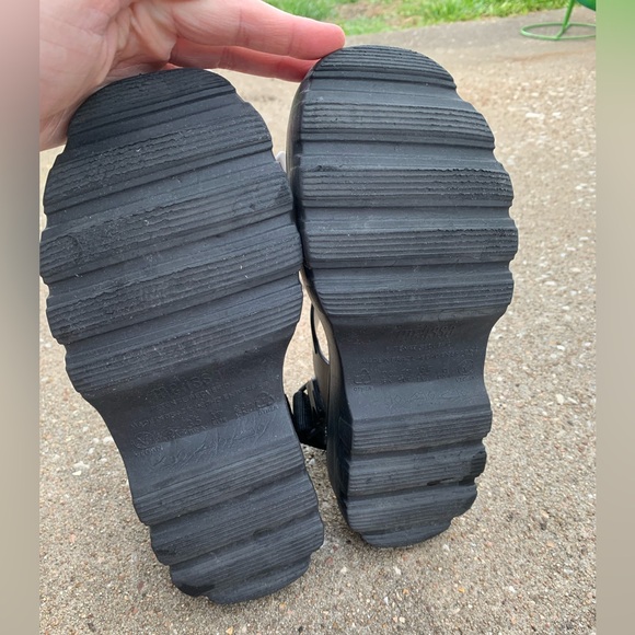 Melissa X Lazy Oaf Kick Off Sandal Black & Daisy, US 6 - Picture 8 of 10